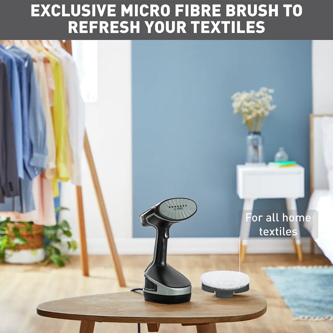 Tefal Access Steam Force DT8250 Clothes Steamer - Black / Silver